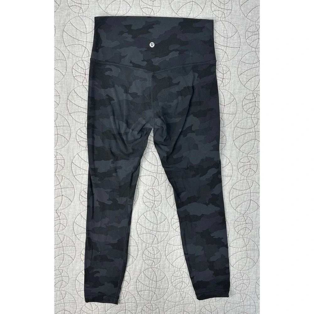 Lululemon Women's Align Pant Nulu‎ LW5BY3S H3DC Formation Black Camo Size 8